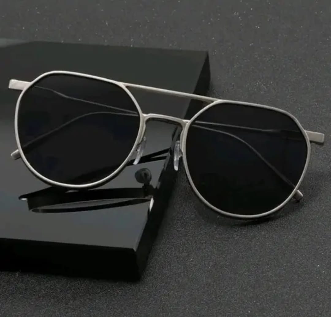 Black And Silver premium unisex sunglasses