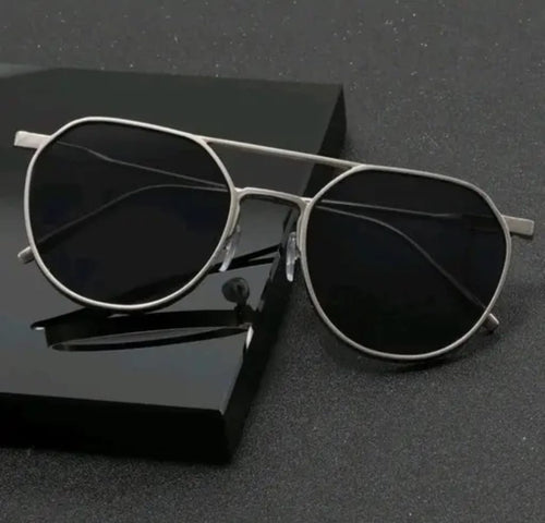 Black And Silver premium unisex sunglasses