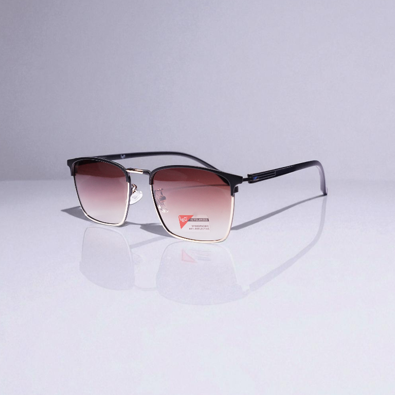 HD Polarized Clubmaster Sunglasses – Hydrophobic & Anti-Reflective Lens