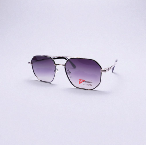 Hexa-Frame HD Polarized Sunglasses – Gunmetal Frame & Gradient Black Lenses