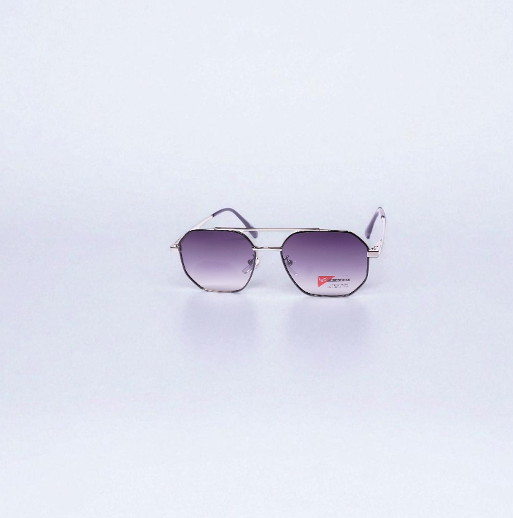 Hexa-Frame HD Polarized Sunglasses – Gunmetal Frame & Gradient Black Lenses