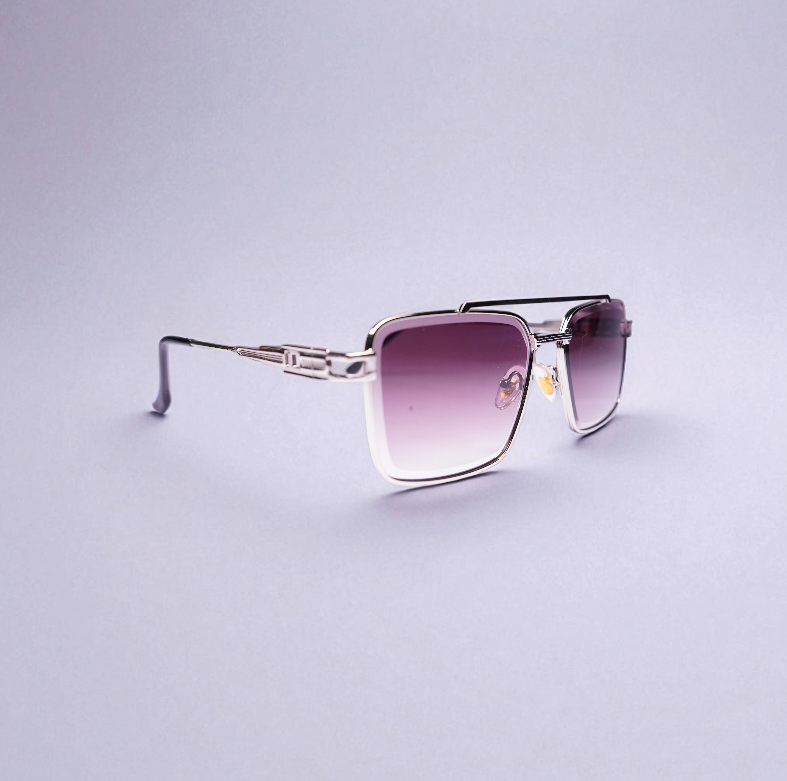 Imperial Violet Gradient Square Sunglass
