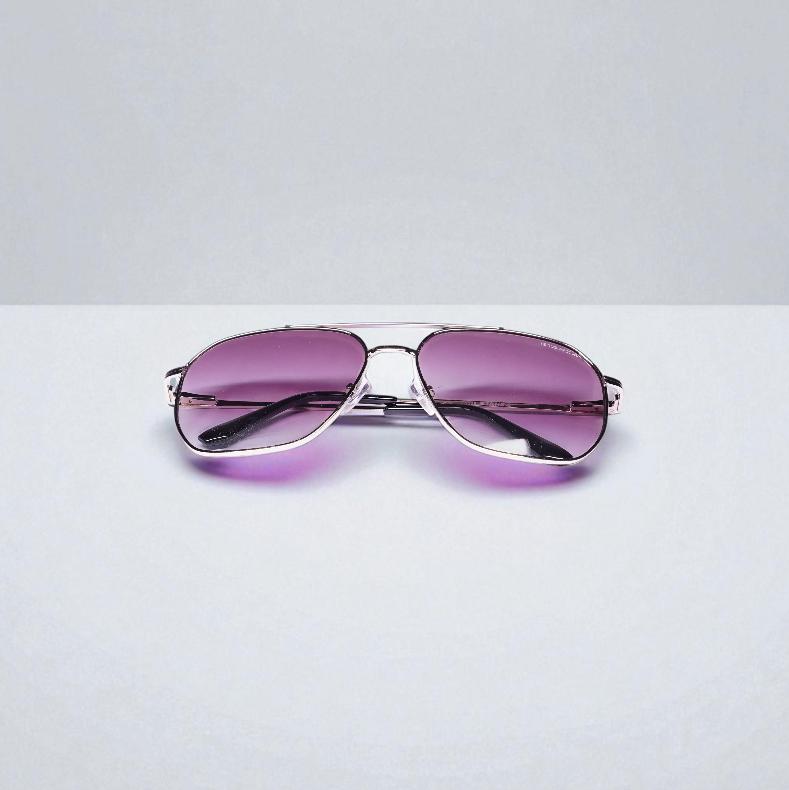 Regal Violet Gradient Aviator Sunglass